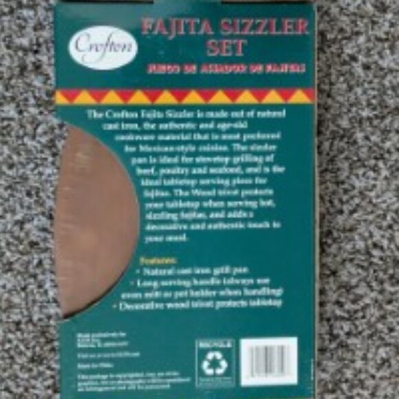 Crofton Fajita Sizzler Set - NEW - Picture 5 of 6